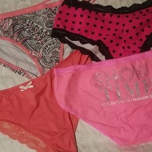 Pink womens panties lot